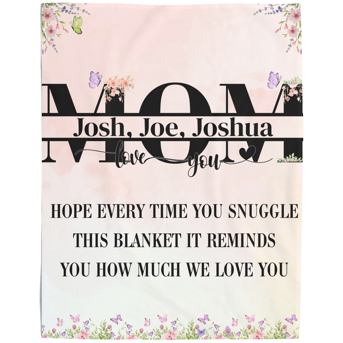 Personalize VPL Cozy Plush Fleece Blanket - 60x80