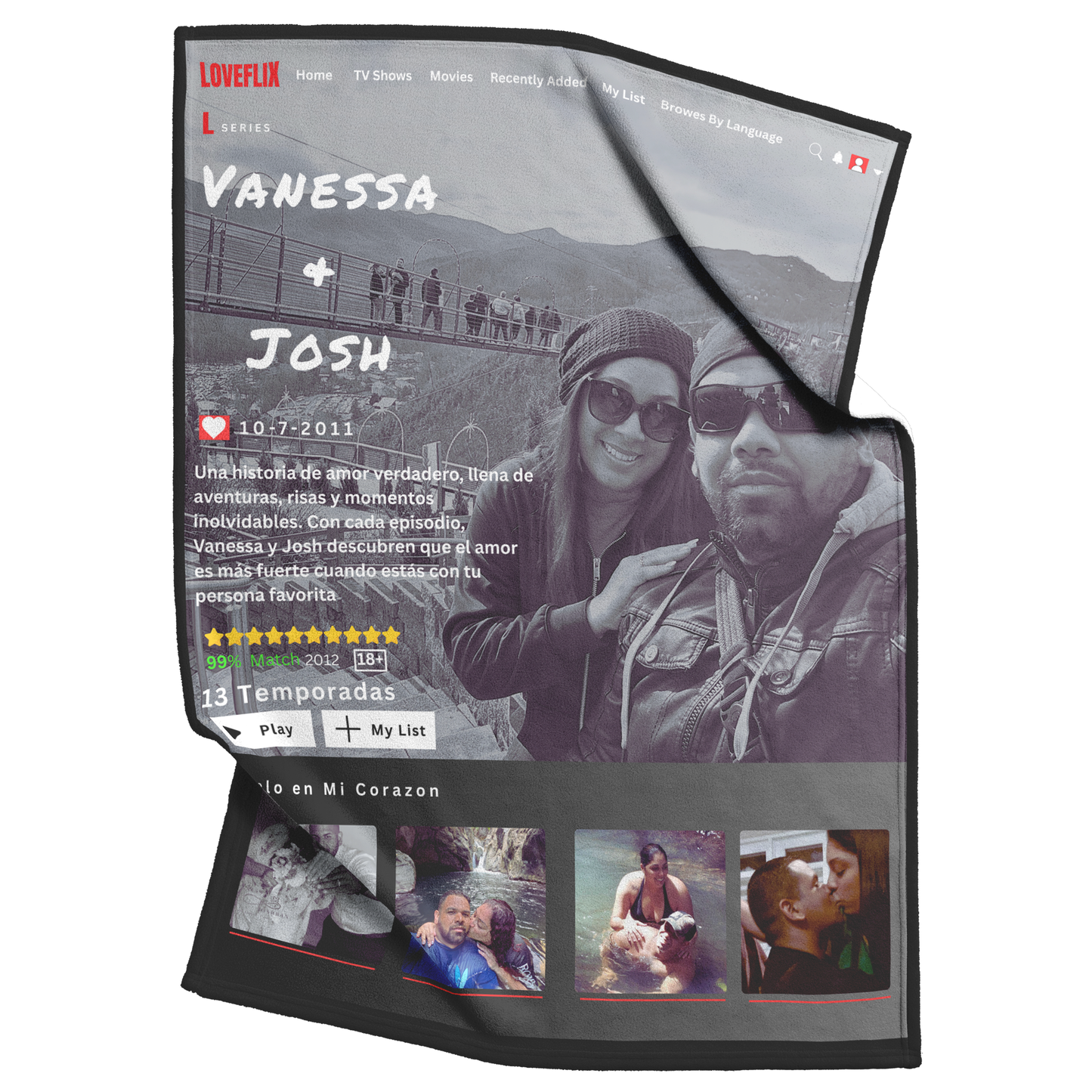 Costume Movie/ Series Love Blanket