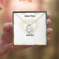 Forever Love Necklace with On Demand Custom Message Card