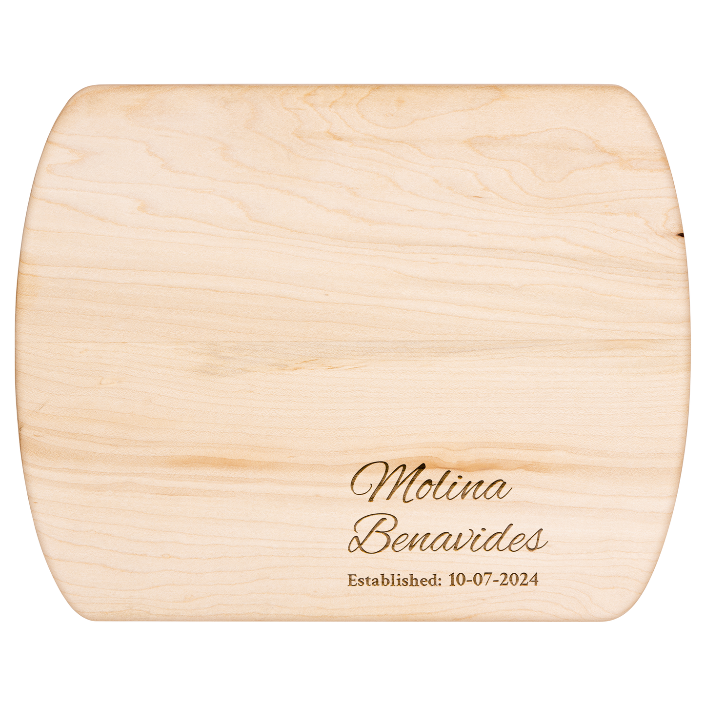 Hardwood Oval Cutting Board