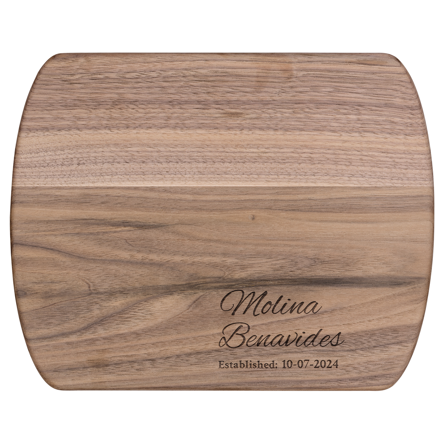 Hardwood Oval Cutting Board