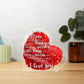 I Love You Mom Red Heart