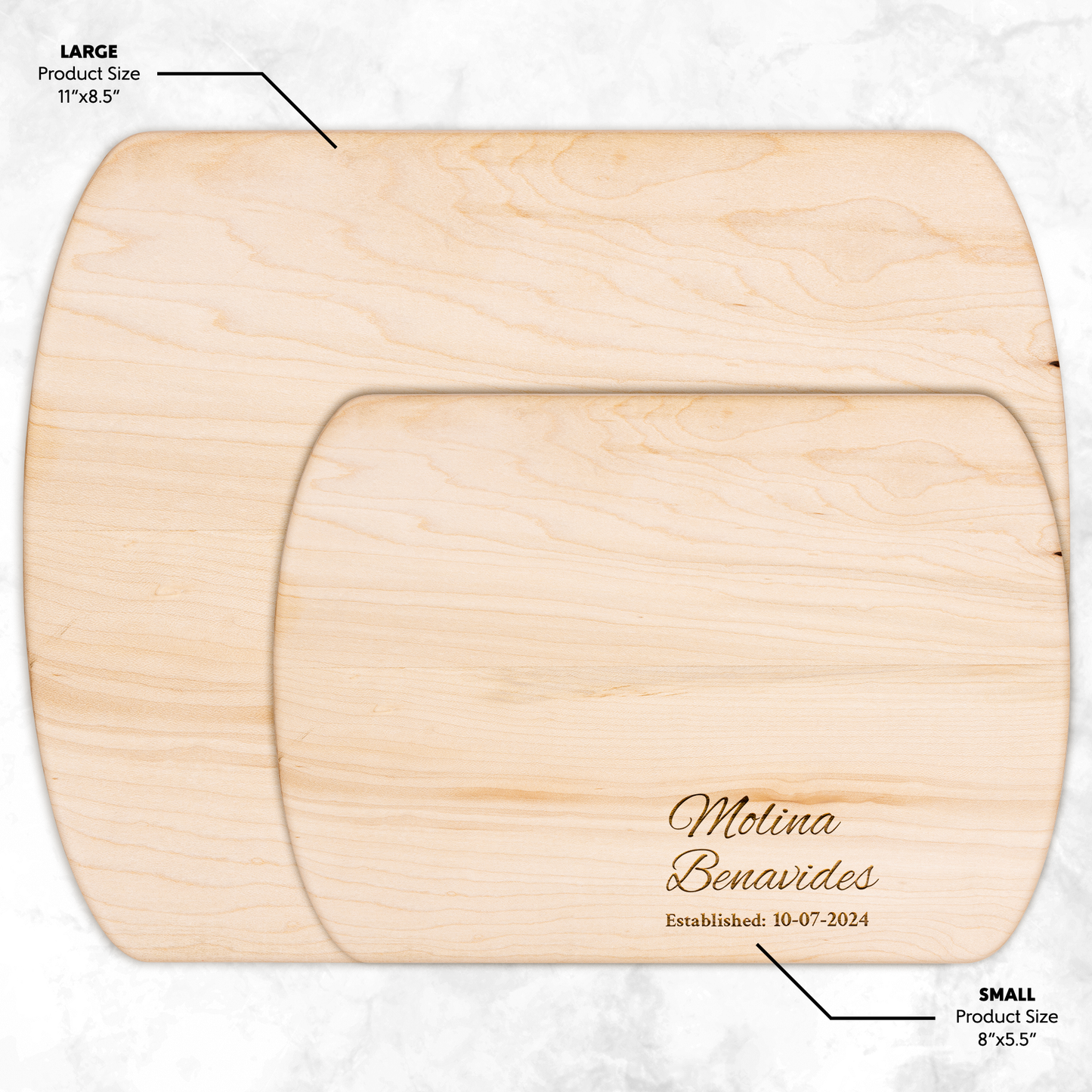 Hardwood Oval Cutting Board